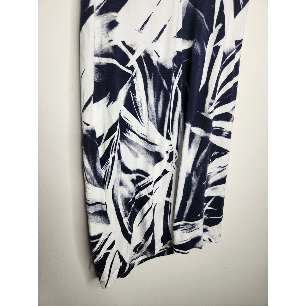 Layfayette 148 Tropical Jersey Knit Black White Dress Size P 0 / 2 - Picture 9 of 9